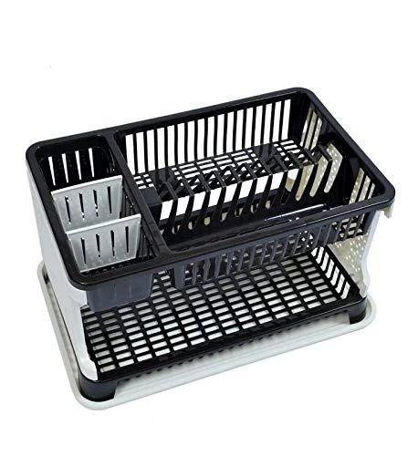 Kitchen Organizer Rack with Water Storing Tray / Dish Rack